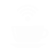 HomeWork Logo Coffee cup with Wifi bars